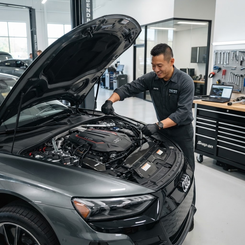 Professional mechanic at Euro Automotive Gateway